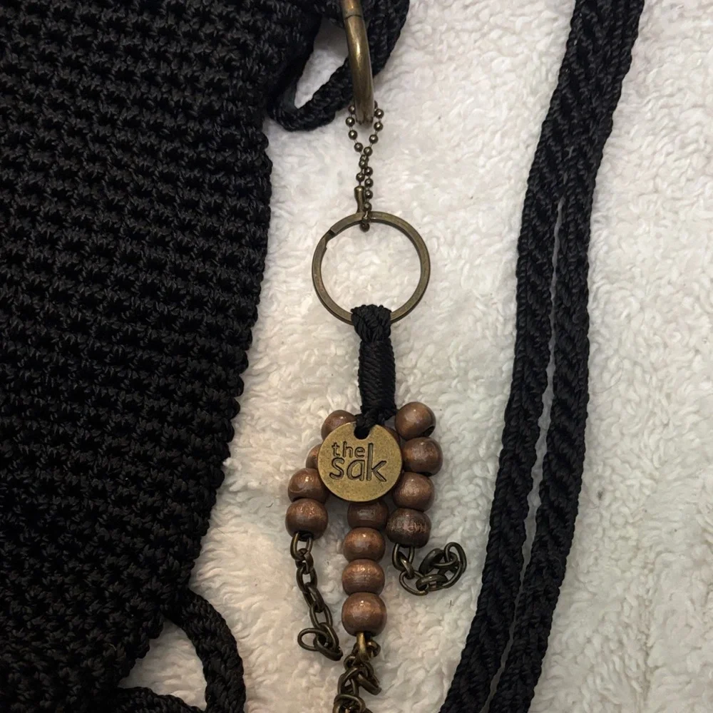 The Sak Black Crochet Crossbody Bag - Picture 4 of 8
